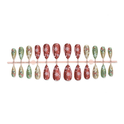 Holiday-Themed Glittery Press-On Nail Collection Acalora