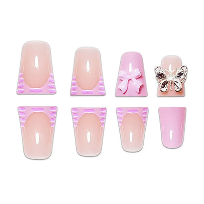 3D Floral Press-On Nail Art Set Acalora