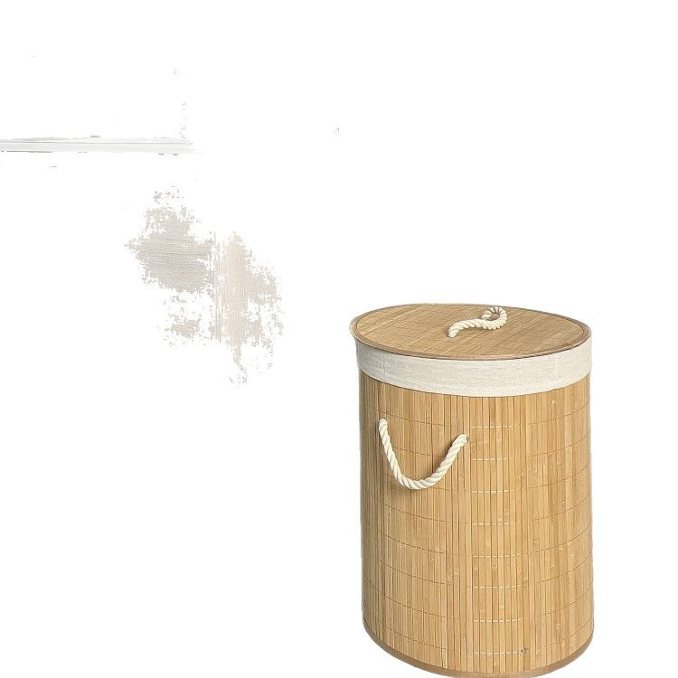 Storage basket with natural bamboo design Acalora