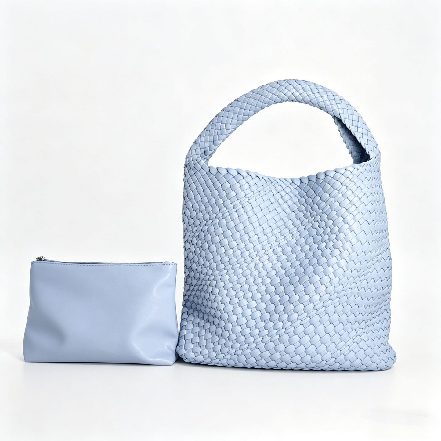 Textured Braided Tote Bag Acalora