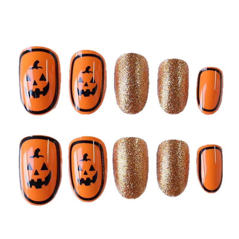 Art nail set with Halloween motif Acalora