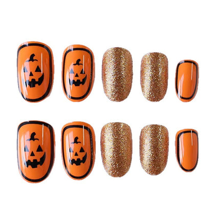 Art nail set with Halloween motif Acalora