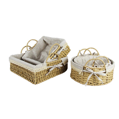 Handcrafted Woven Storage Basket Acalora