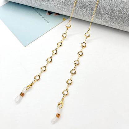 Heart-Shaped Eyewear Chain Acalora
