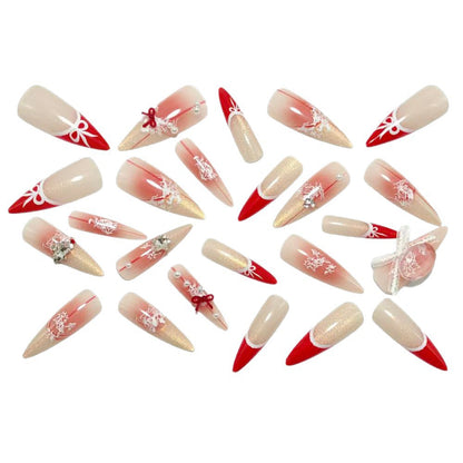 Artificial nail set with versatile and elegant design elements Acalora