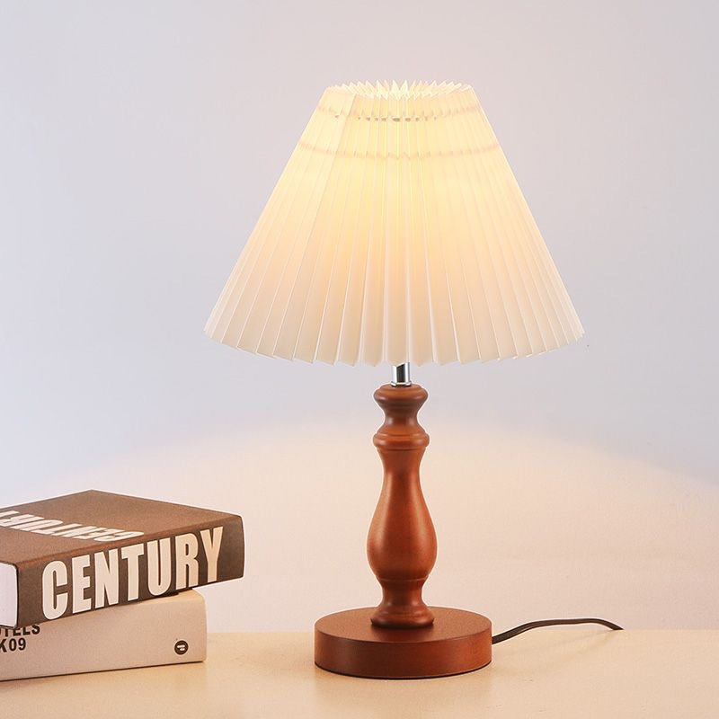 Pleated Shade Table Lamp