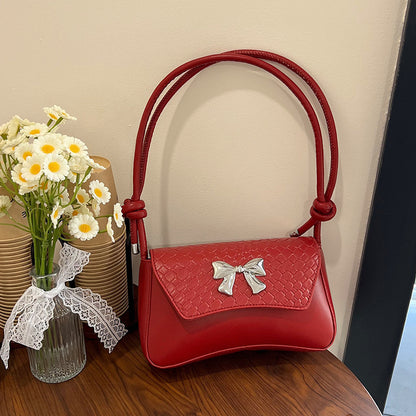 Chic Bow-Detail Handheld Clutch Bag Acalora