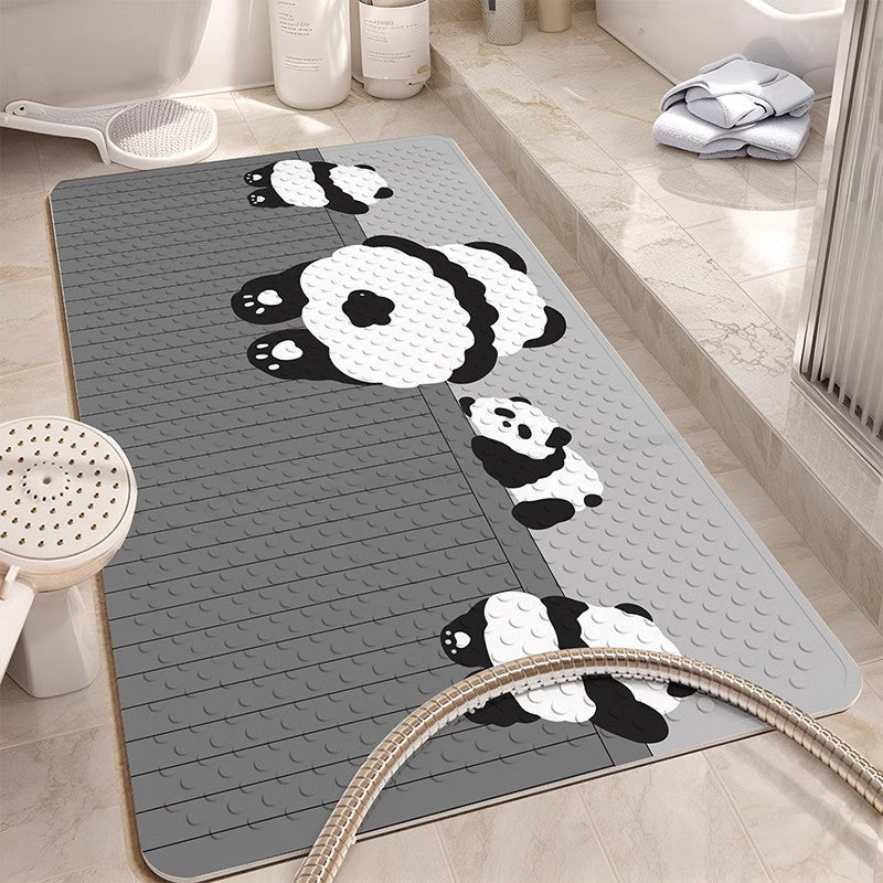 Cartoon-Themed Bath Mat