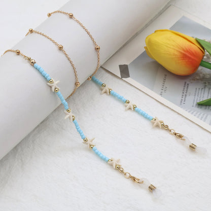 Beach-Inspired Beaded Eyewear Chain Acalora