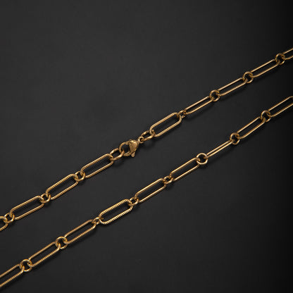 Elegant Open Link Chain Necklace Acalora