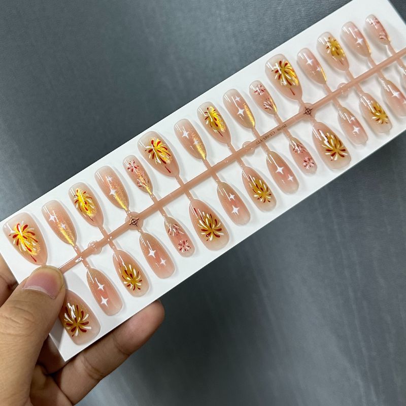 Artistic Ombre Press-On Nail Tips Set Acalora