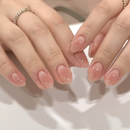Elegant Gel Finish Press-On Nail Set Acalora
