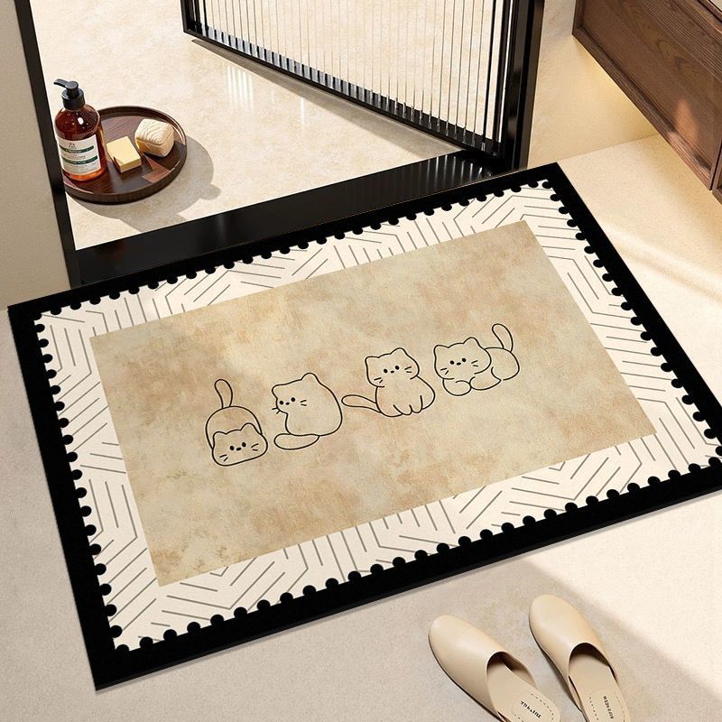 Adorable Dog-Themed Entrance Mat