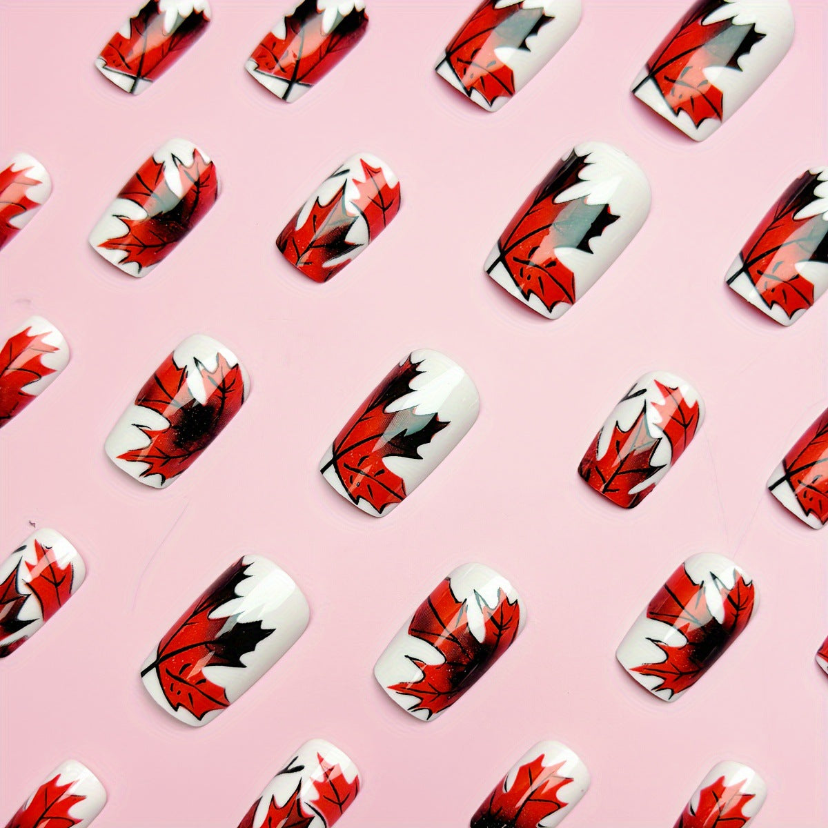 Artistic Autumn Leaf Nail Art Acalora
