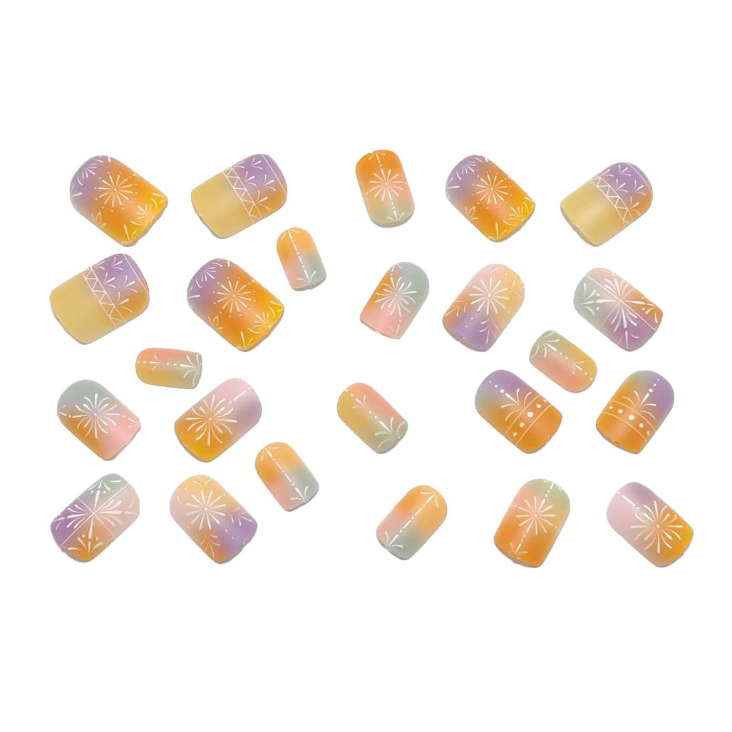 Nail art set in ombre style Acalora