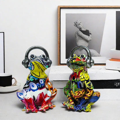 Musical Frog Sculpture Acalora