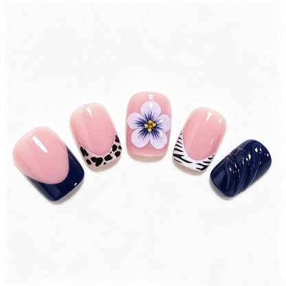 Floral Accented Nail Art Set Acalora