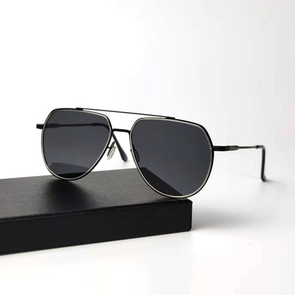 Men's elegant pilot sunglasses with polarizing lenses Bowlift