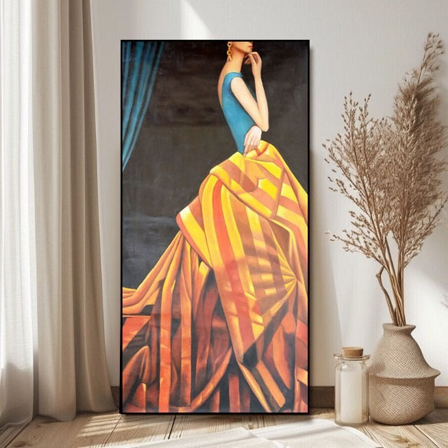 Abstract Fashion Illustration Canvas Art