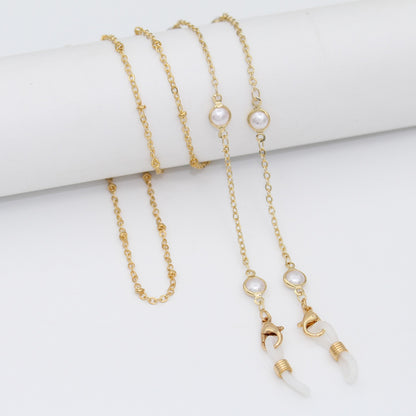 Elegant Crystal-Embellished Eyewear Chain Acalora 1788159829
