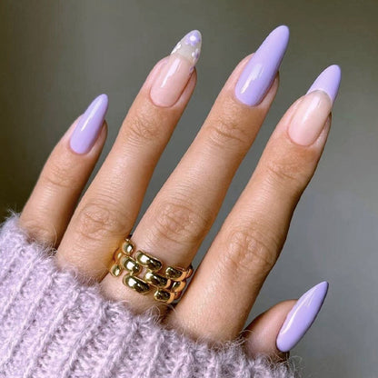 Artificial nail set with unique patterns Acalora