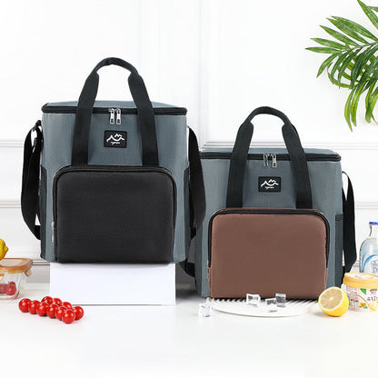 Women's insulated cooler bag with practical stowable carrying strap Bowlift