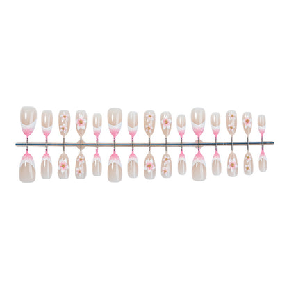 Floral Design Press-On Nail Set Acalora