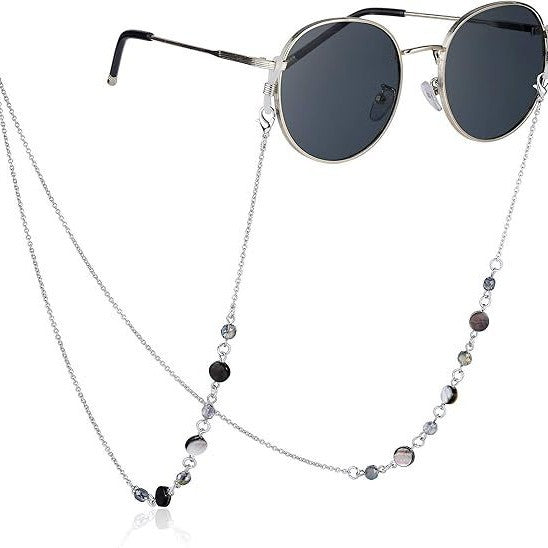Elegant Beaded Eyewear Chain Acalora