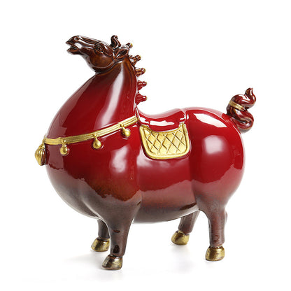 Decorative ceramic horse Acalora