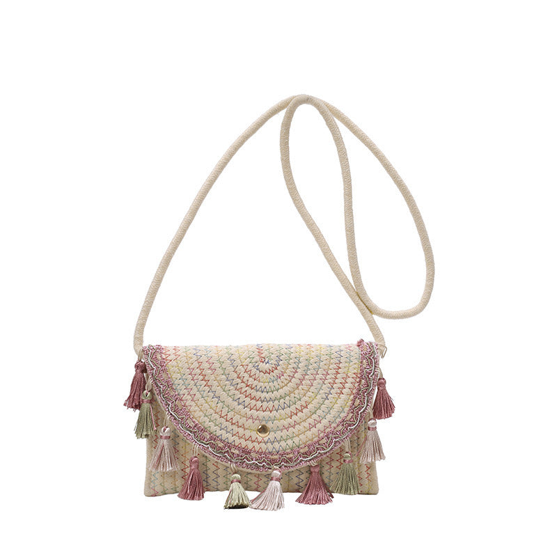 Bohemian Woven Clutch Bag Acalora