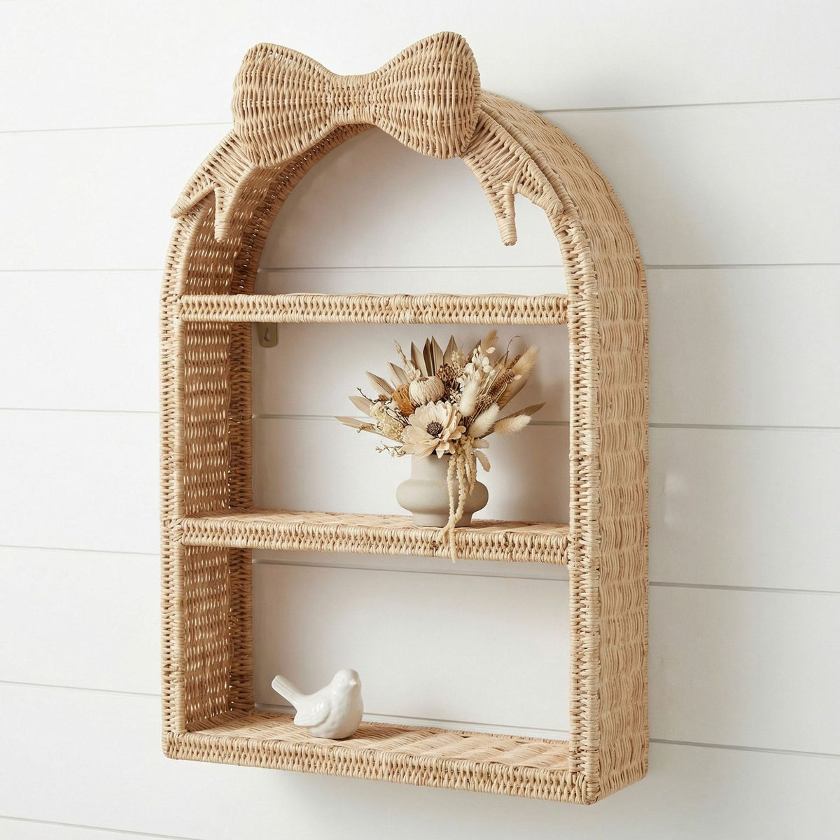 Basket shelf with bow motif Acalora