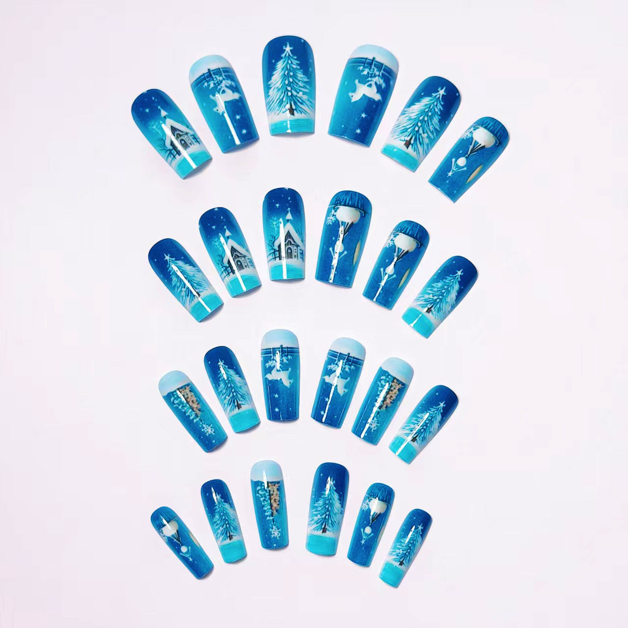 Winter Wonderland Nail Art Acalora 1788155576