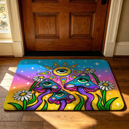 Unisex Psychedelic Artistic Area Mat