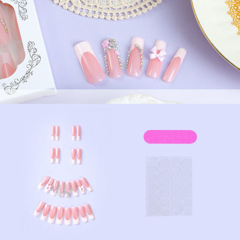 Decorative Press-On Nail Design Acalora