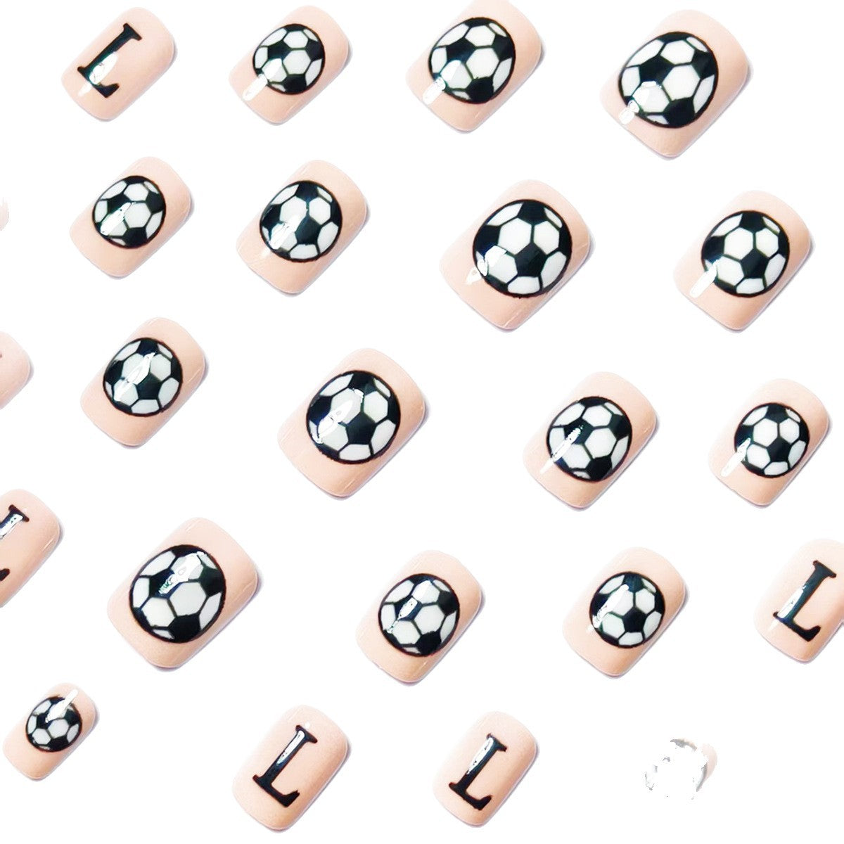 Sporty Themed Nail Art Design Acalora