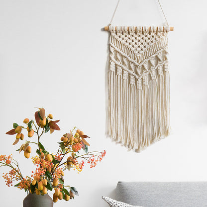 Macramé Wall Hanging with Artistic Fringes