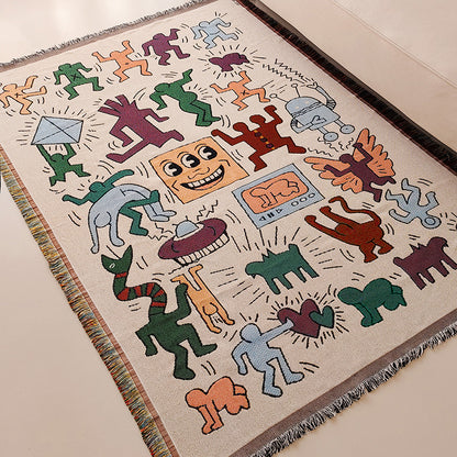 Bohemian Designed Picnic Tablecloth