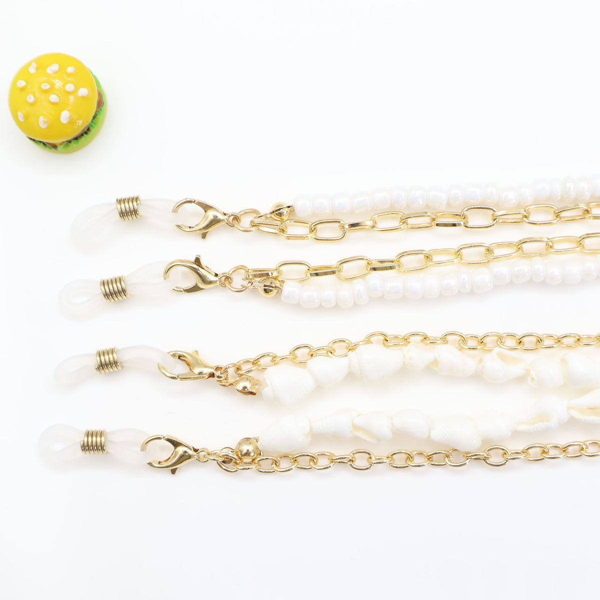 Pearl Accented Eyewear Chain Acalora