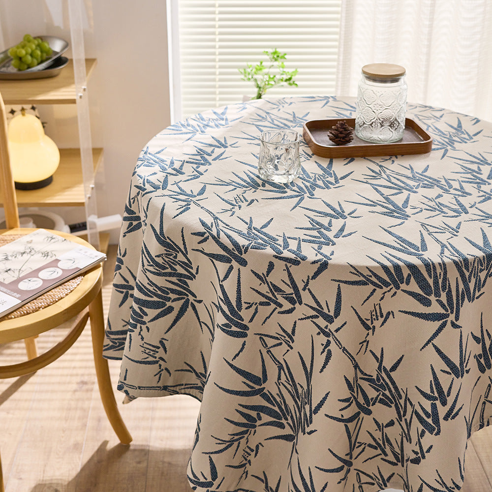Bamboo Leaf Print Tablecloth