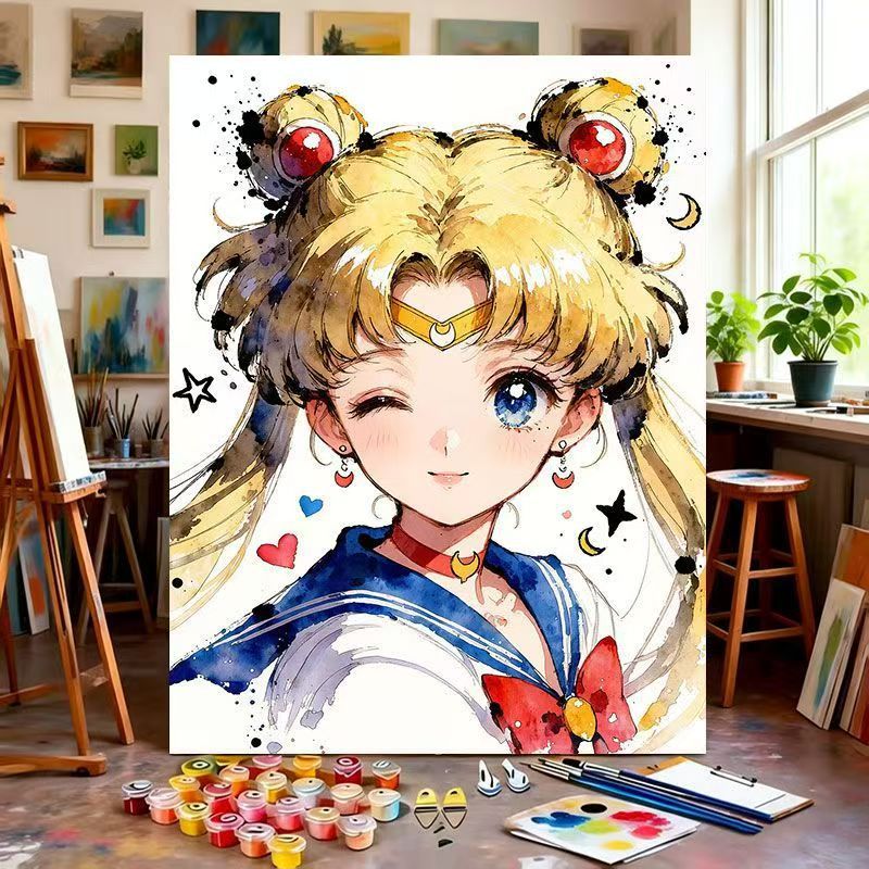 Illustrated Character Canvas Art Print