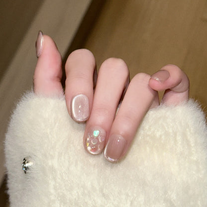 Heart-Accent Press-On Nail Set Acalora