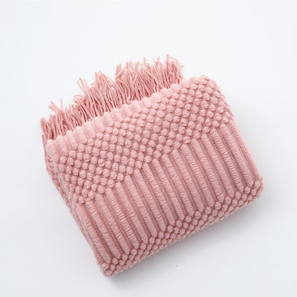 Women's Cozy Textured Throw Blanket