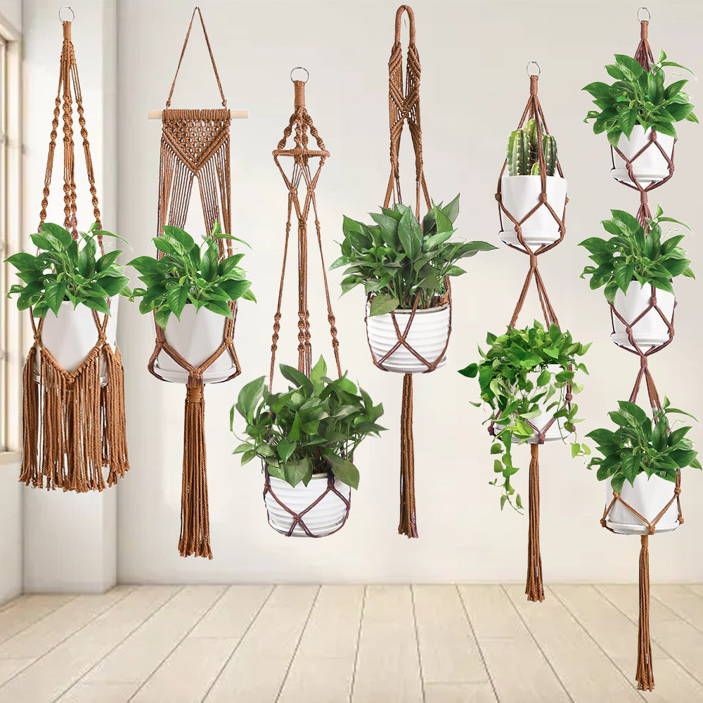 Macrame Plant Hanger Set Acalora