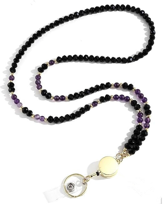 Beaded Eyewear Retractable Lanyard Acalora