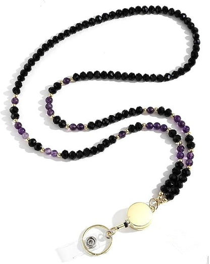 Beaded Eyewear Retractable Lanyard Acalora