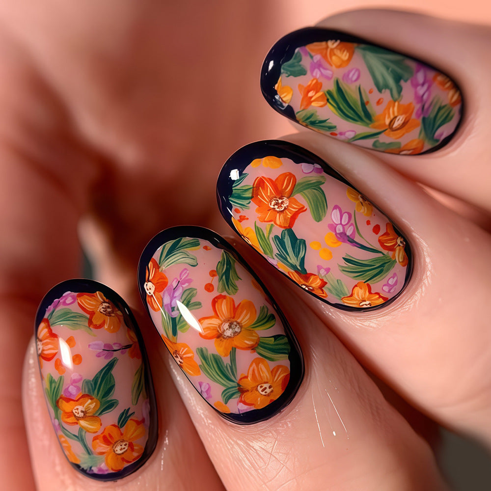Seasonal Themed Press-On Nail Art Set Acalora
