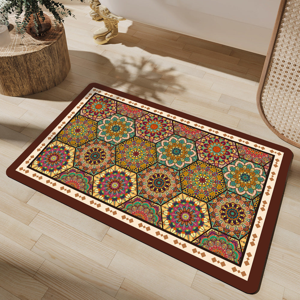 Artistic Multicolored Area Rug Acalora