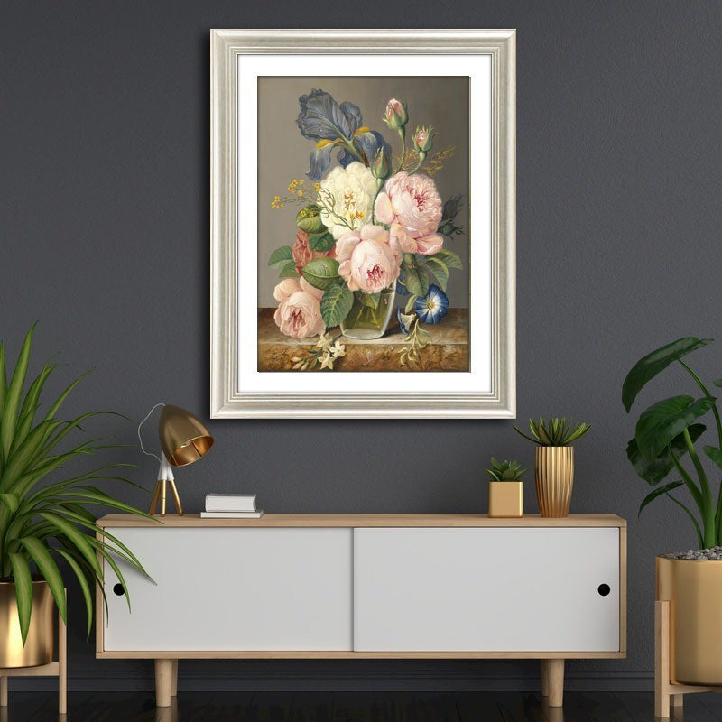 Vintage Floral Still Life Wall Art