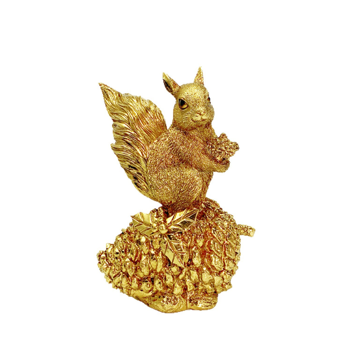 Decorative squirrel sculpture on a cone Acalora