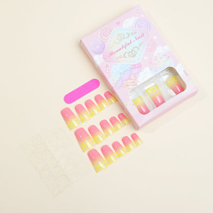 Artistic Ombre Press-On Nail Set Acalora